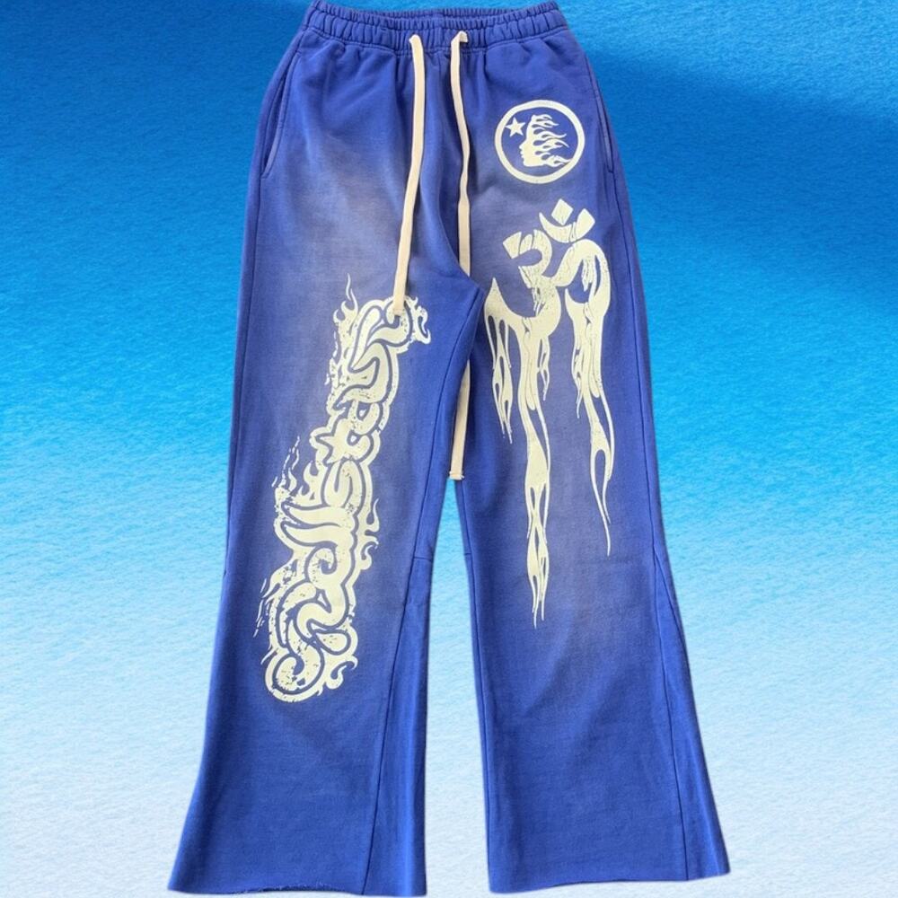Hellstar Dark Blue Casual Sweatpants